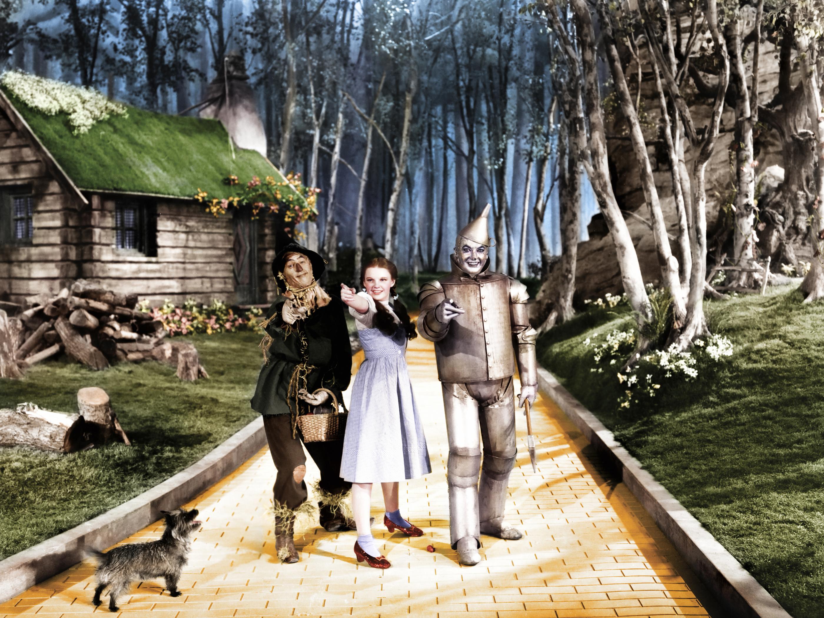 Der Zauberer von Oz, die gelbe Ziegelstraße