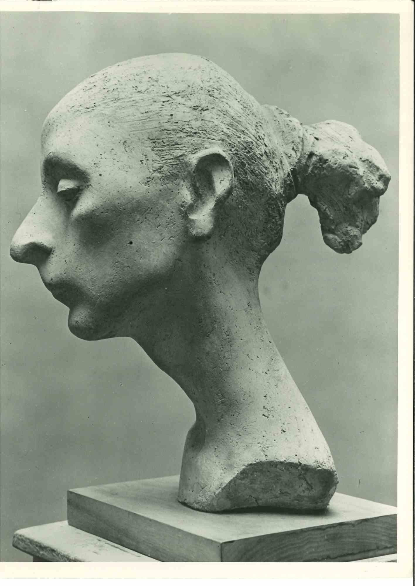 Unknown Figurative Photograph - Woman Sculpture -  American Vintage Photograph - Mid 20th Century