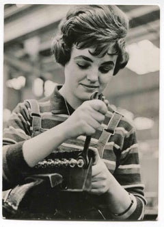 Vintage Women at Work - Historical Photograph About Women Rights - 1960s