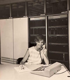 Vintage Women Working at Italtel - New Technologies - 1970s