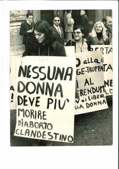 Movimento per i diritti delle donne - Foto storica - Anni '70