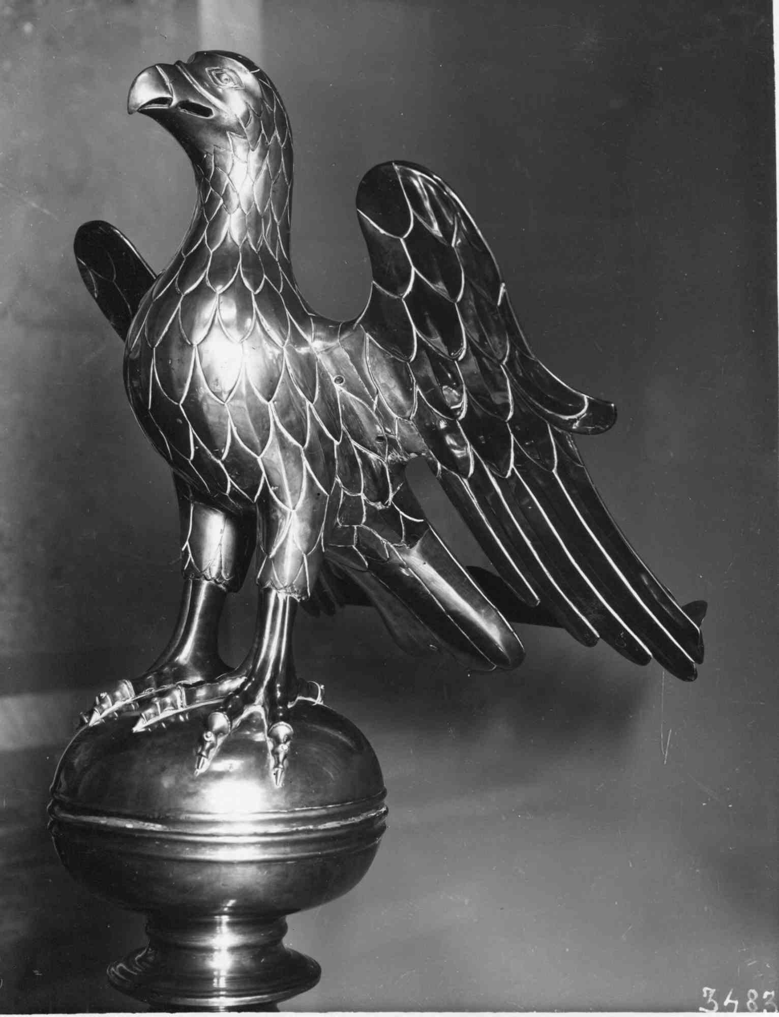Unknown Black and White Photograph - Wooden Lectern - Vintage B&W Photo  - Early 20th Century