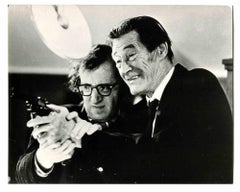 Woody Allen & David Carradine - Photo vintage - 1972
