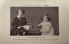 Máquina de escribir - Fotografía de época - Principios del siglo XX