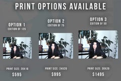 Yoko Ono With Plants Fine Art Print