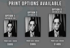 Young Elton John in Glasses Globe Photos Fine Art Print