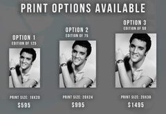 Young Elvis Presley Smiling Globe Photos Fine Art Print