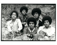 Young Jackson 5 Posed Outdoors Vintage Original Photograph