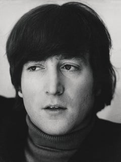Young John Lennon Up Close Globe Photos Fine Art Print