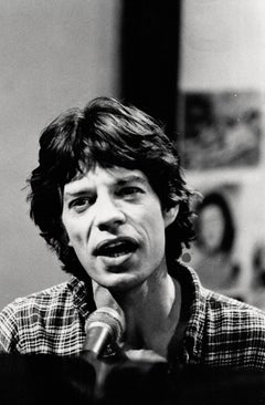 Young Mick Jagger Performing at the Piano Vintage Original Photograph
