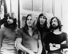 Young Pink Floyd Candid Portrait Looking Left Vintage Original Photograph
