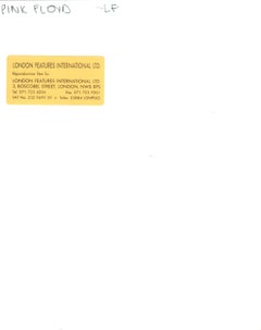 Young Pink Floyd Performing Vintage Original Photograph