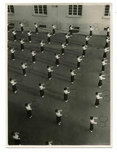 Sports des jeunes dans l'Italie Fasciste  - Photo vintage - années 1930