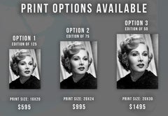 Zsa Zsa Gabor Classic Glamour Portrait Globe Photos Fine Art Print