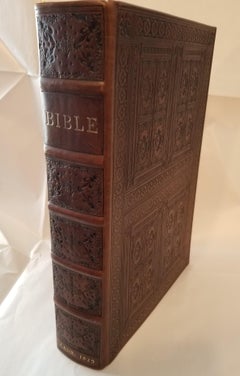 1629 Complete Cambridge Bible King James First Edition Folio Title Engraving