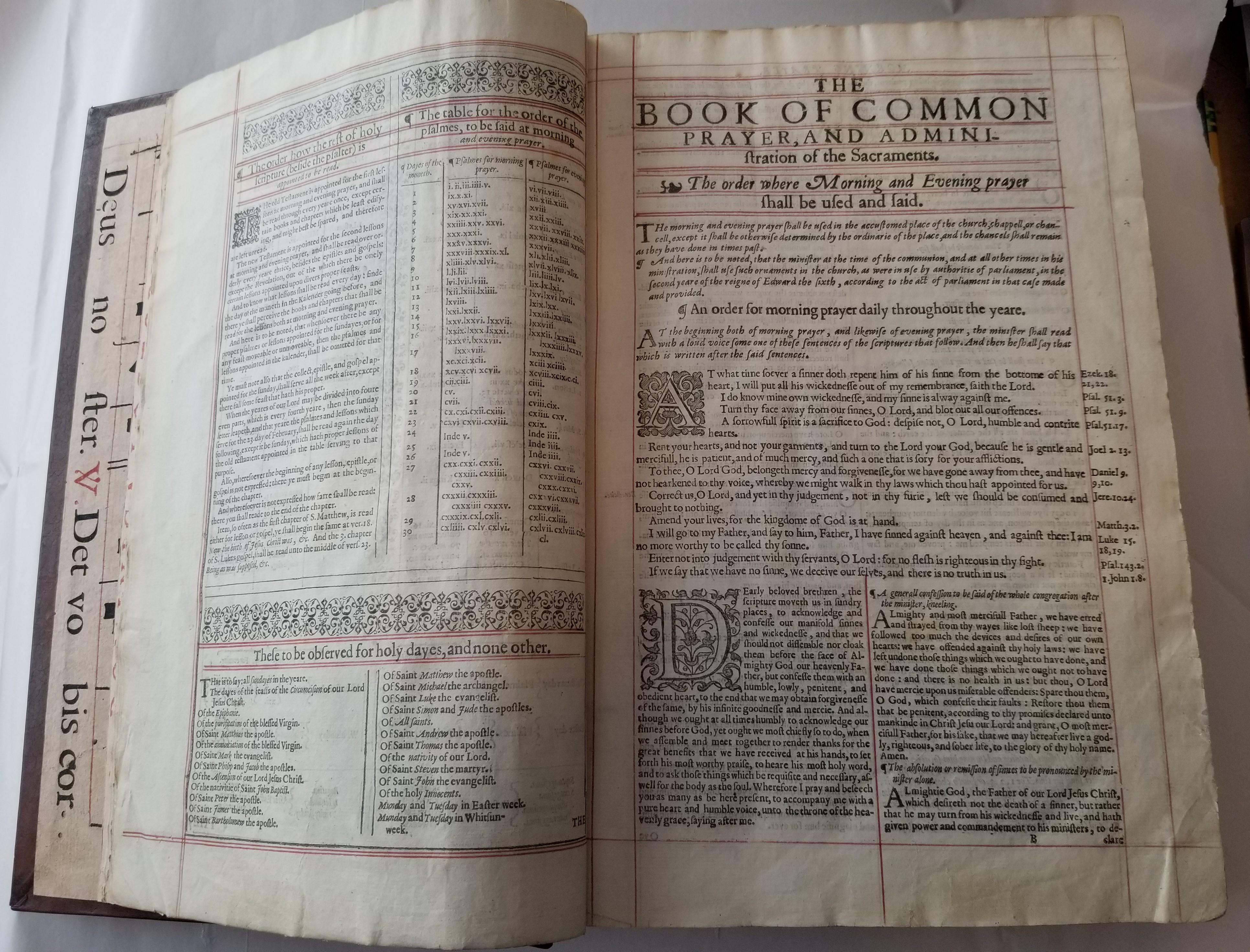 1629 Complete Cambridge Bible King James First Edition Folio Title Engraving - Gray Figurative Print by Unknown