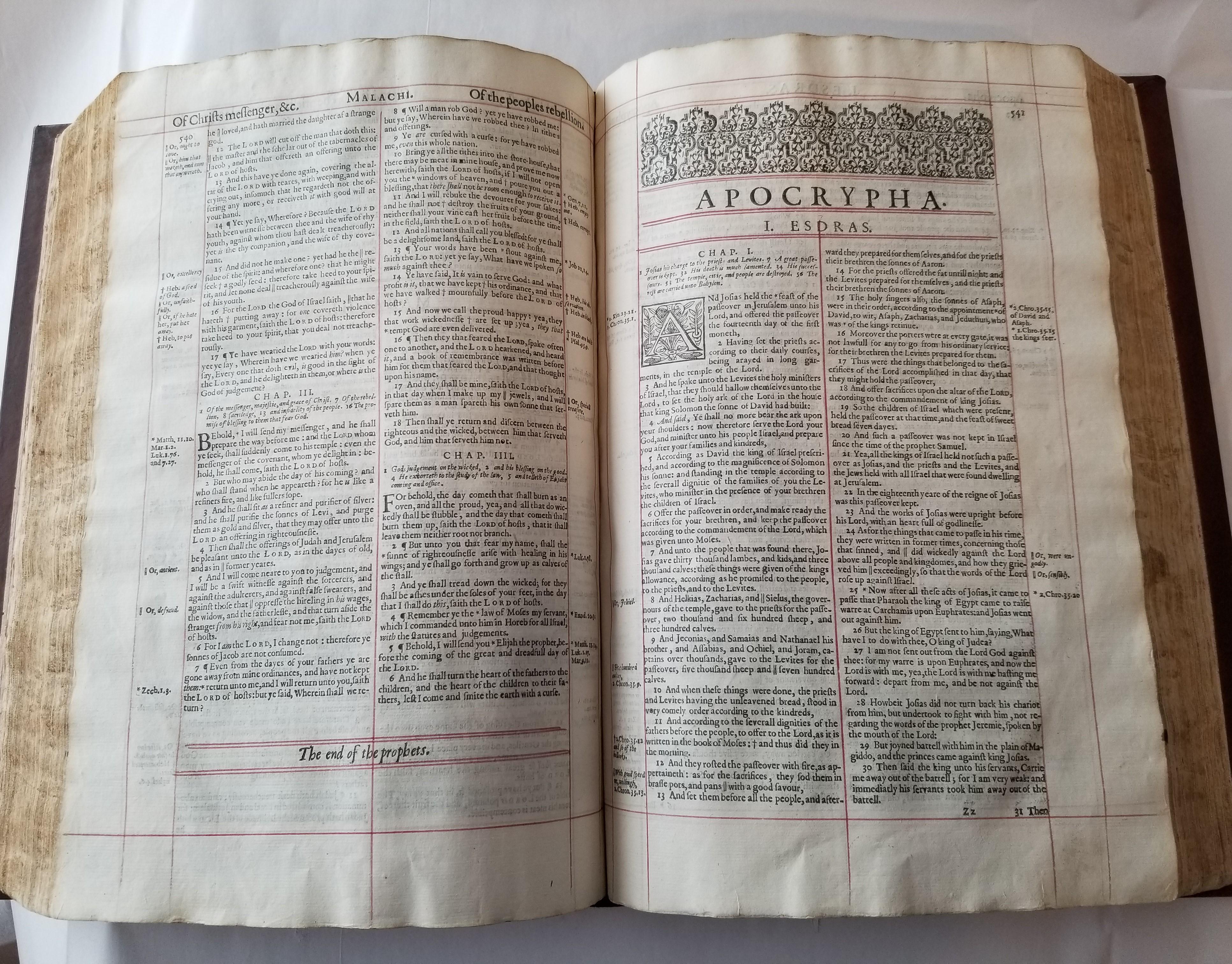 1629 Complete Cambridge Bible King James First Edition Folio Title Engraving For Sale 1