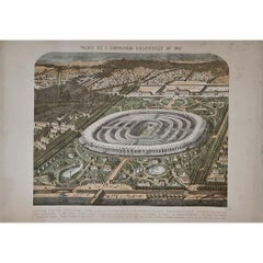 Litografía original de 1867 para la Exposición Universal de París