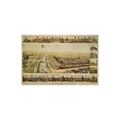 1878 Paris Universal Exhibition - Panorama des palais de l'exposition