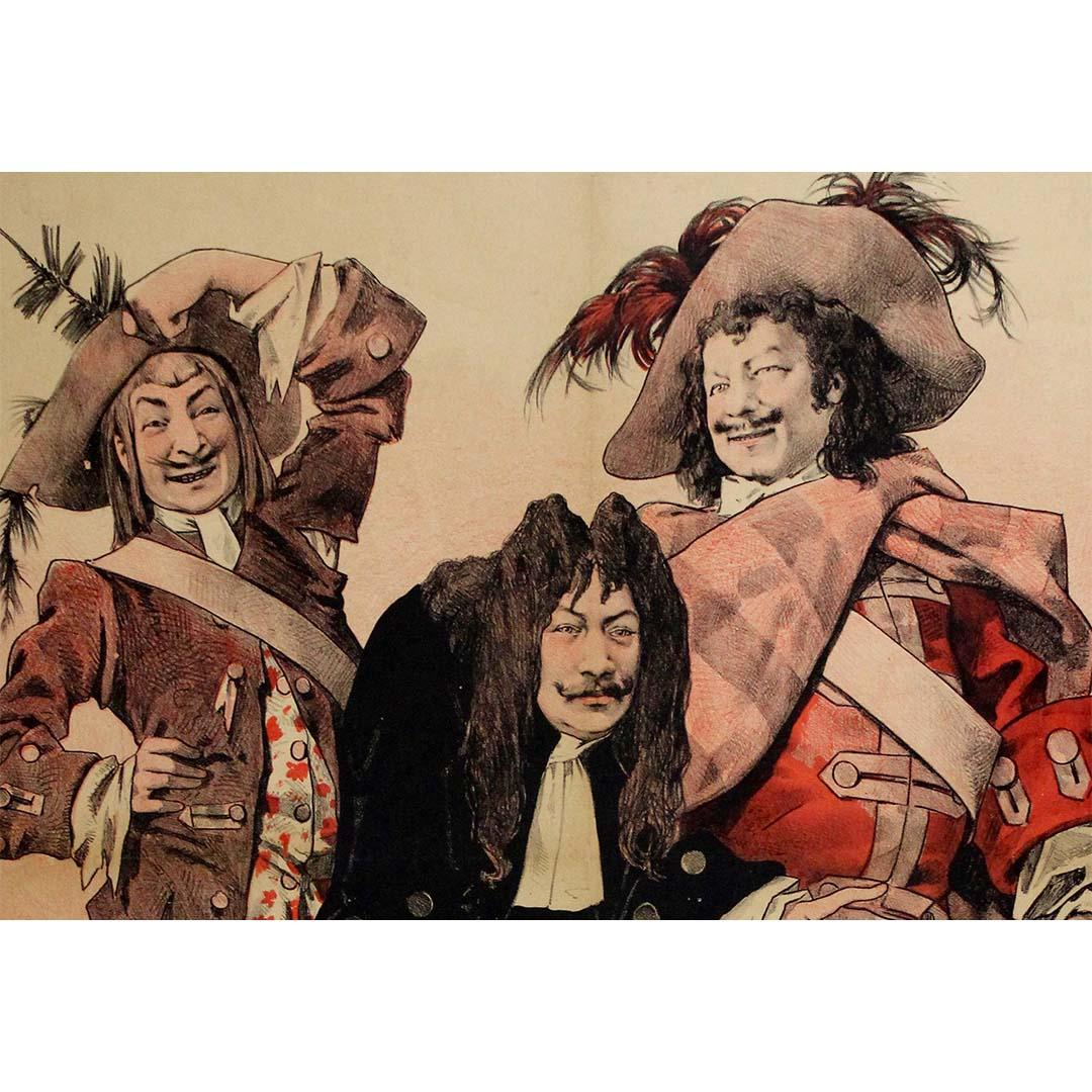 1886 lithografisches Plakat für Le Bossu im Théâtre de la Gaîté im Angebot 1
