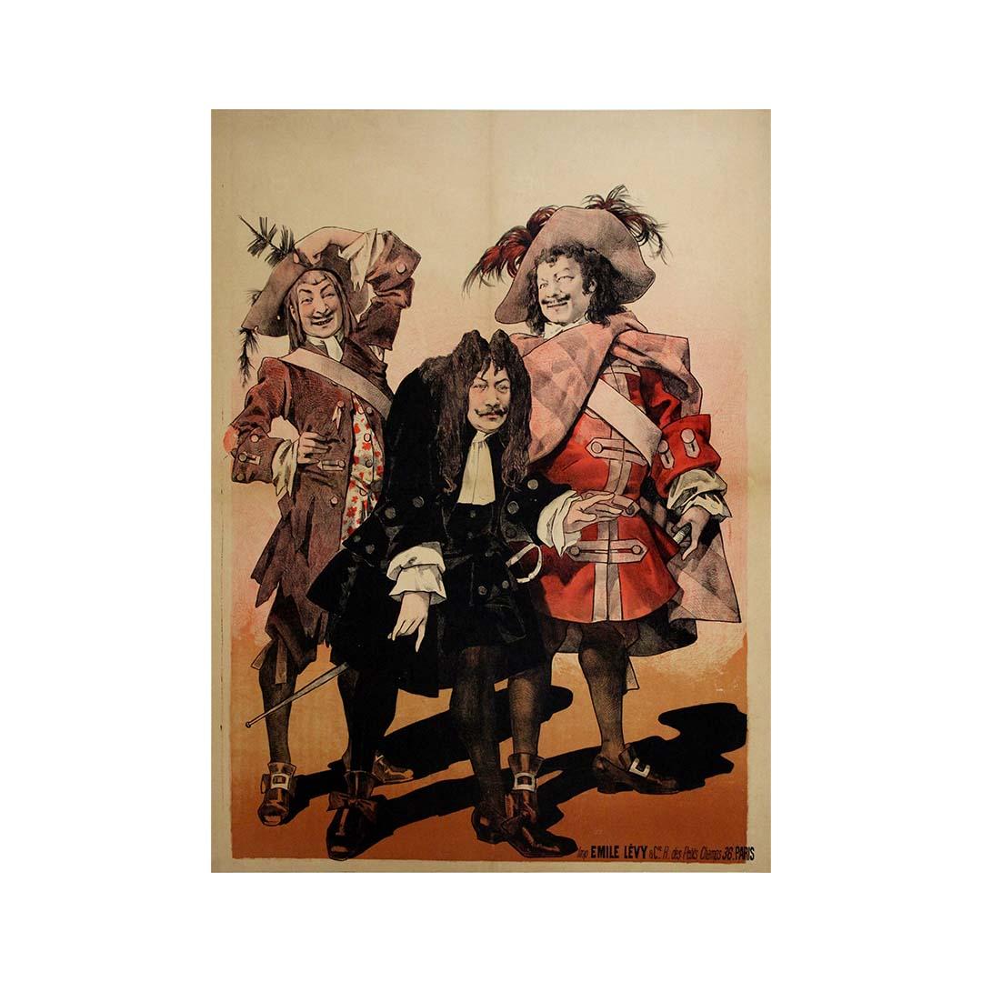1886 lithografisches Plakat für Le Bossu im Théâtre de la Gaîté im Angebot 2