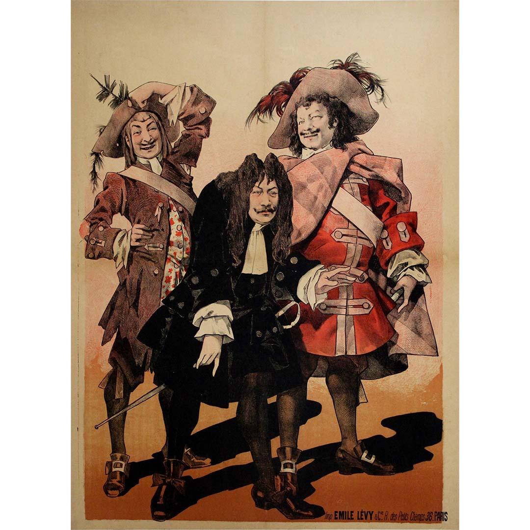 1886 lithografisches Plakat für Le Bossu im Théâtre de la Gaîté