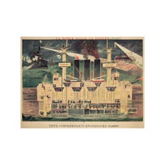 Affiche originale de 1904 produite pendant la guerre russo-japonaise (1904-1905)