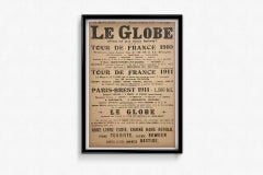 1911 original poster for La Bicyclette - Le Globe - early 20th-century cycling
