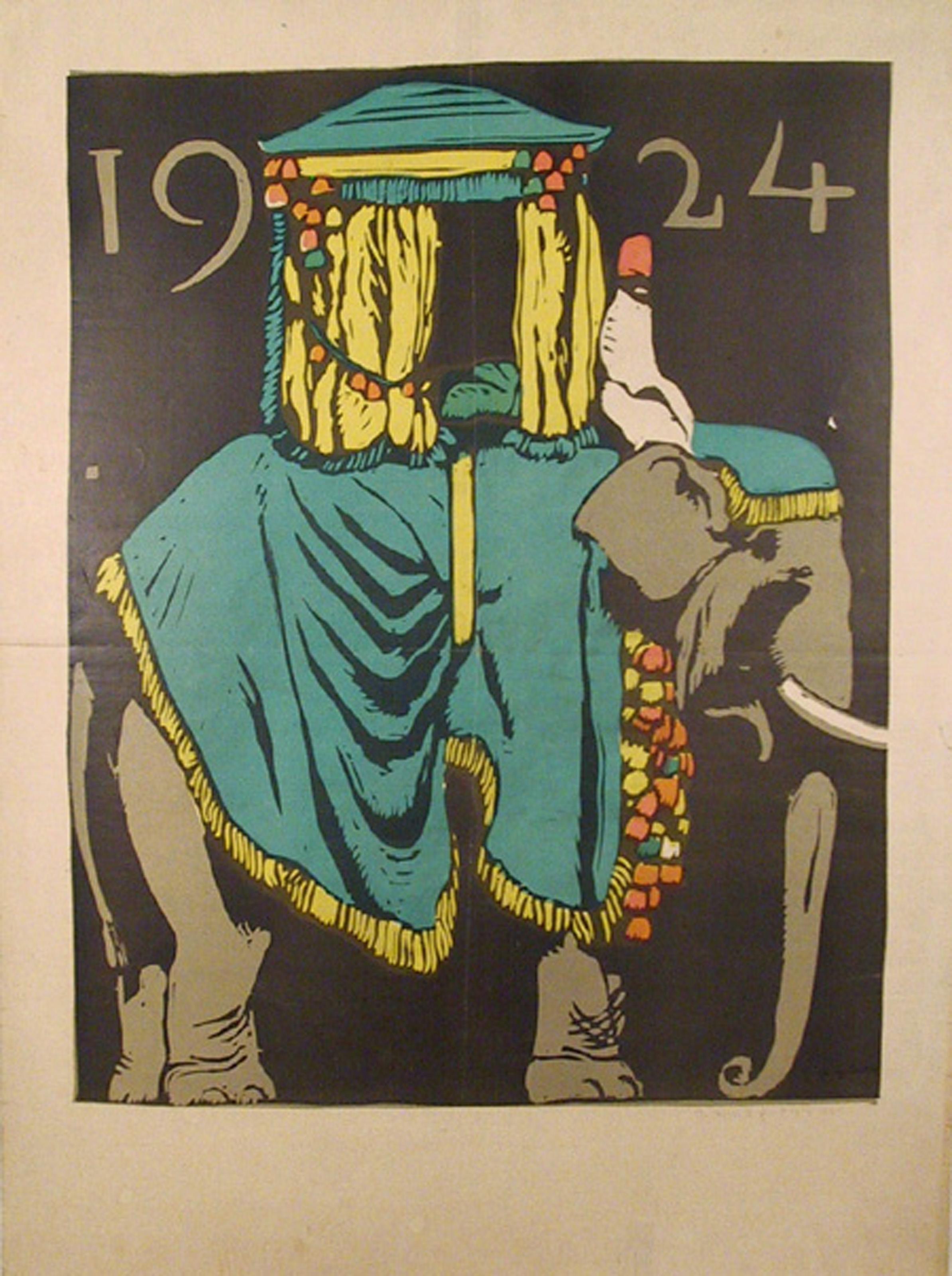 Charles Buckles Falls, Américain (1874 - 1960) - 1924, Année :  circa 1923, Medium :  Affiche lithographique, signée à gauche, Taille :  28  x 21 in. (71.12  x 53,34 cm), Description :  Cette affiche de l'artiste américain Charles Buckles Falls