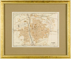 1928 Map of Parma, Italy