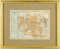 1928 Map of Ravenna, Italy