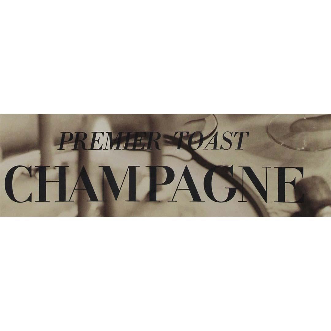 1932 original poster Premier Toast Champagne For Sale 1