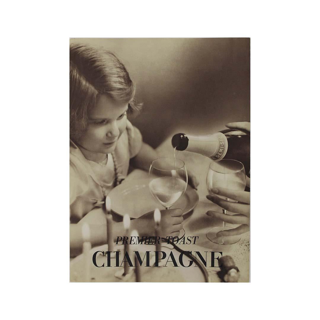 1932 original poster Premier Toast Champagne For Sale 2