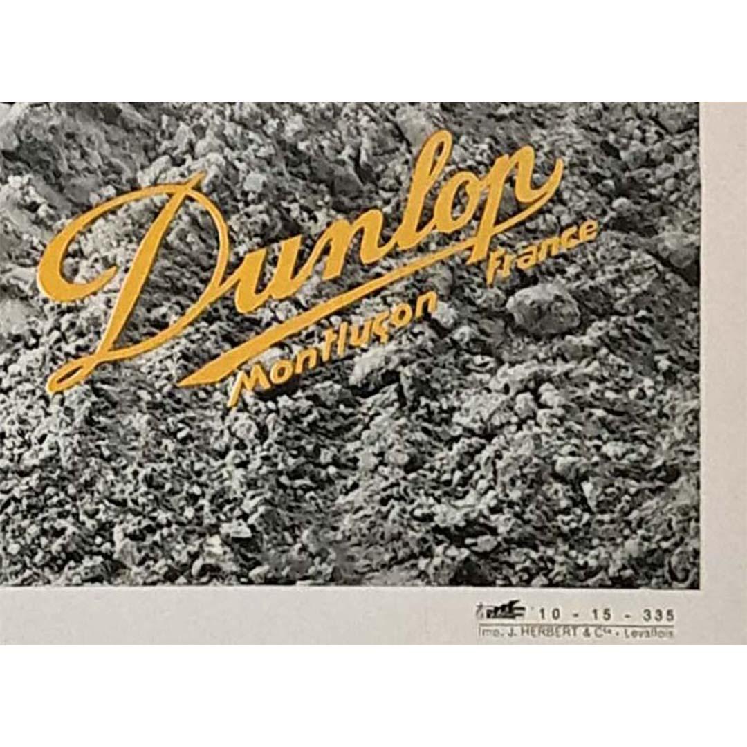 Originales Werbeplakat für Tire Dunlop Trakgrip aus dem Jahr 1935 im Angebot 1