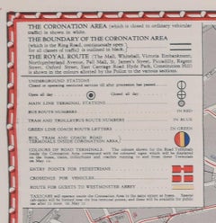 1937 Coronation Map for London Transport