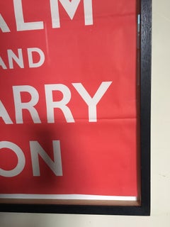 Cartel original de Keep Calm and Carry On de 1939