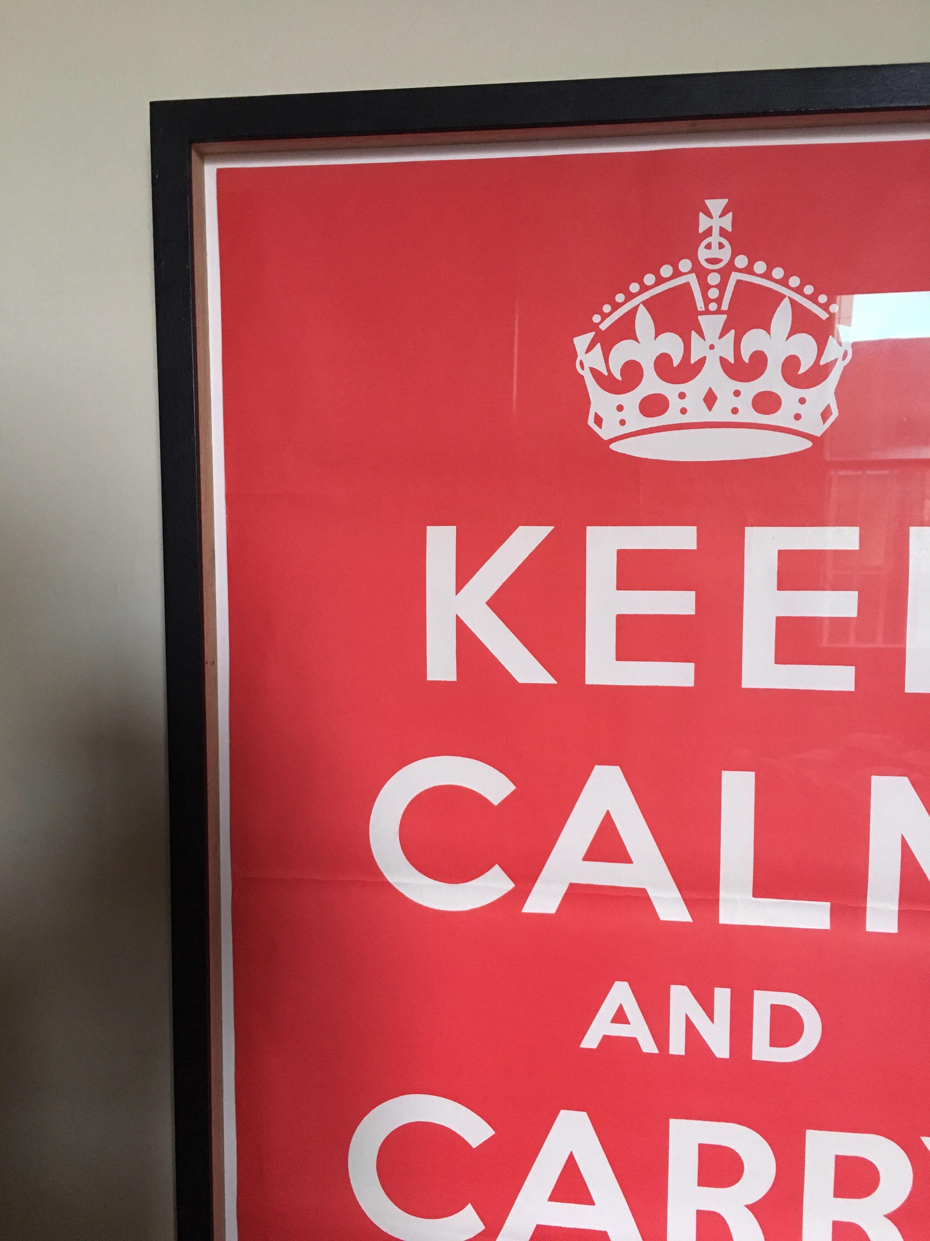 1943 poster keep calm and carry on