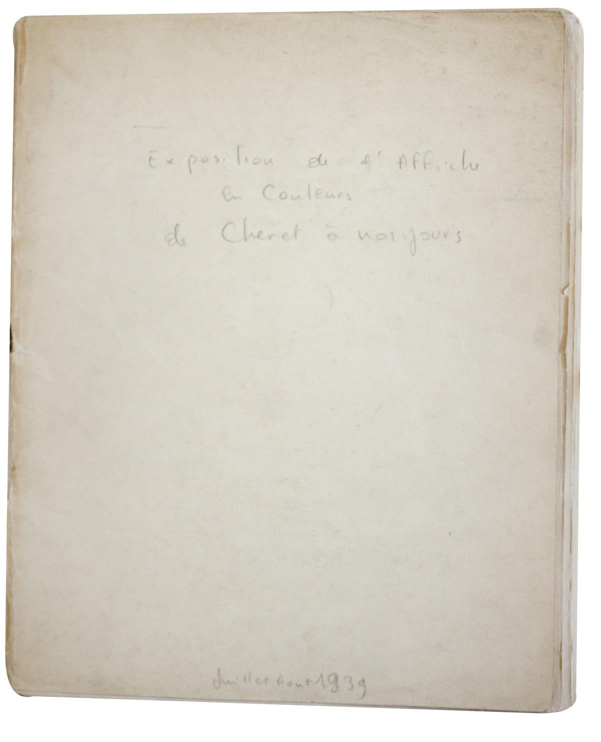1939 Cheret 'Exposition de l'Affiche en couleurs de Cheret a nos jours' Art Book