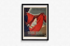 Manifesto originale del 1942 di Éric per il Secours National Croisade d'Hiver 1942-1943