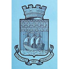 1944 Original American Poster for the liberation of Paris - WWII - Eiffel Tower