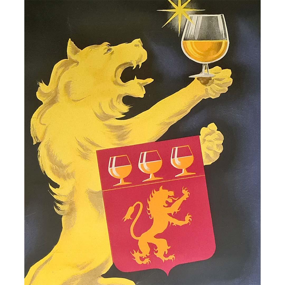 1946 Original-Werbeplakat für Armagnac Ryst - Alkohol im Angebot 1