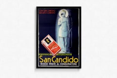 1950 Original poster San Candido: Ricchi Premi al Consumatore Soluzione Saponosa