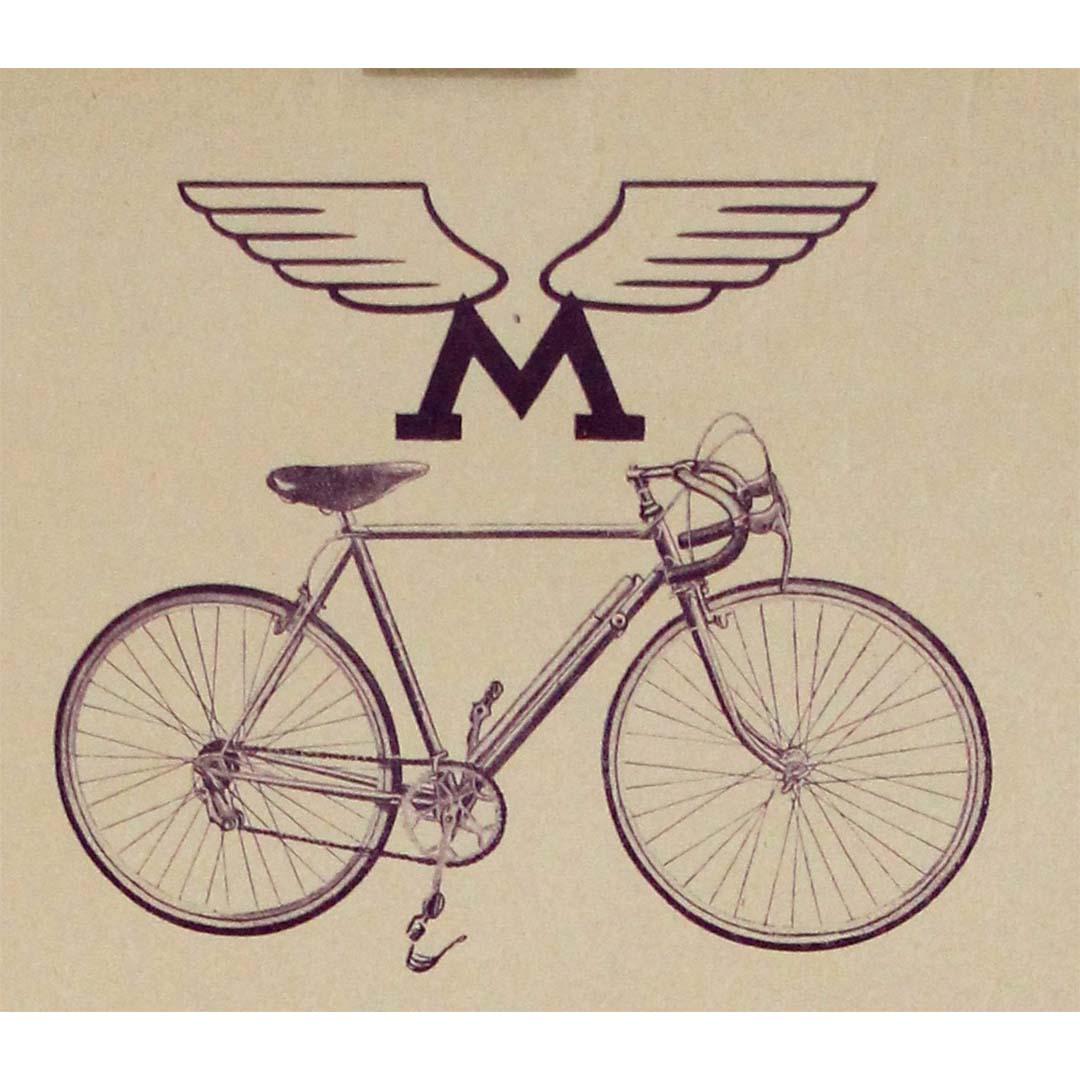 Affiche originale de 1954 célébrant la course Paris-Roubaix - Bicyclette Mercier en vente 1
