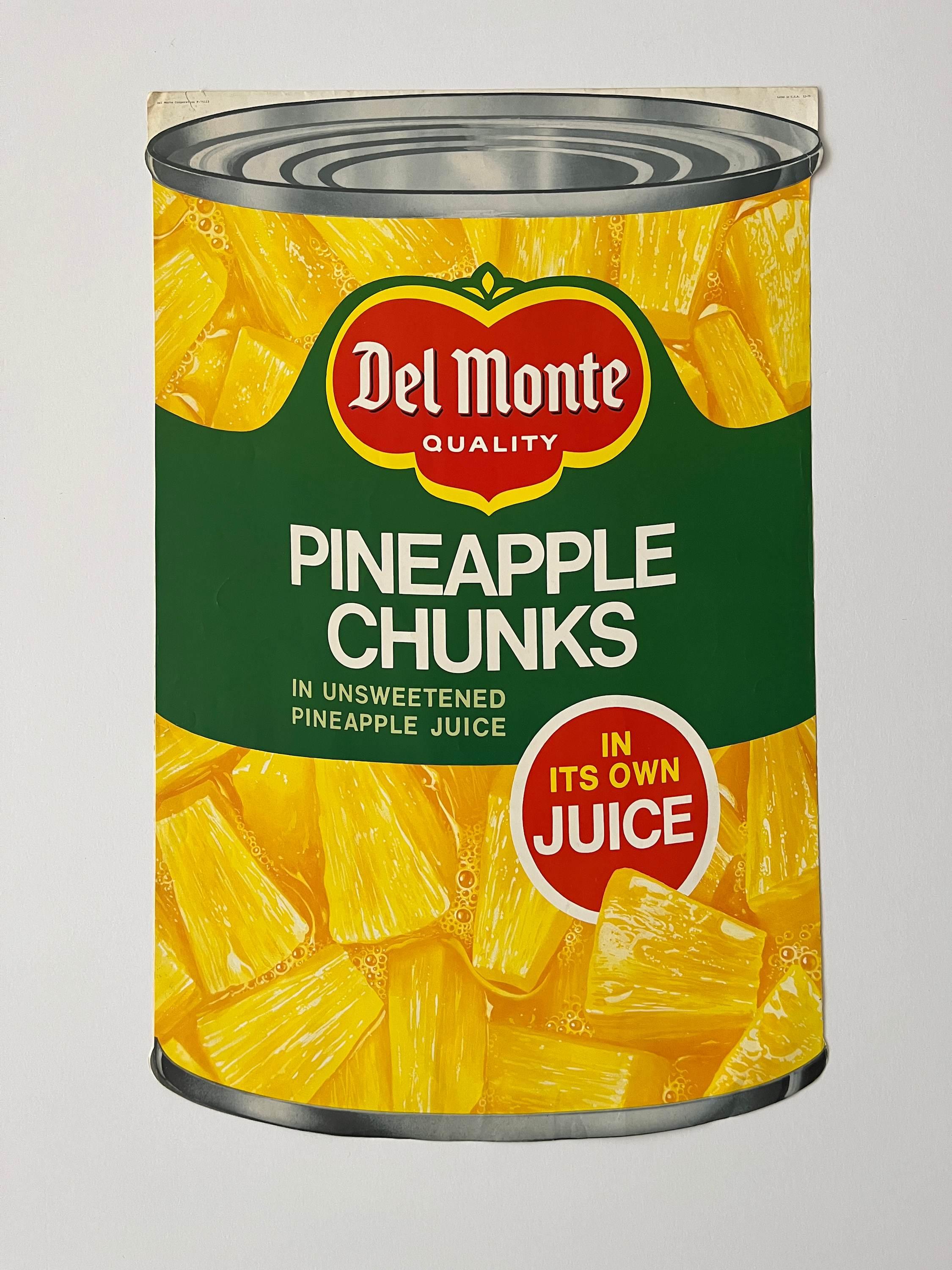Litografia originale del 1960 Del Monte "Pezzi di ananas I