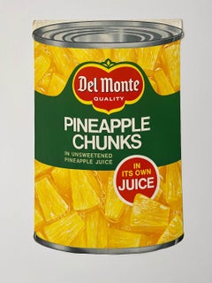 Litografia originale del 1960 Del Monte "Pezzi di ananas I