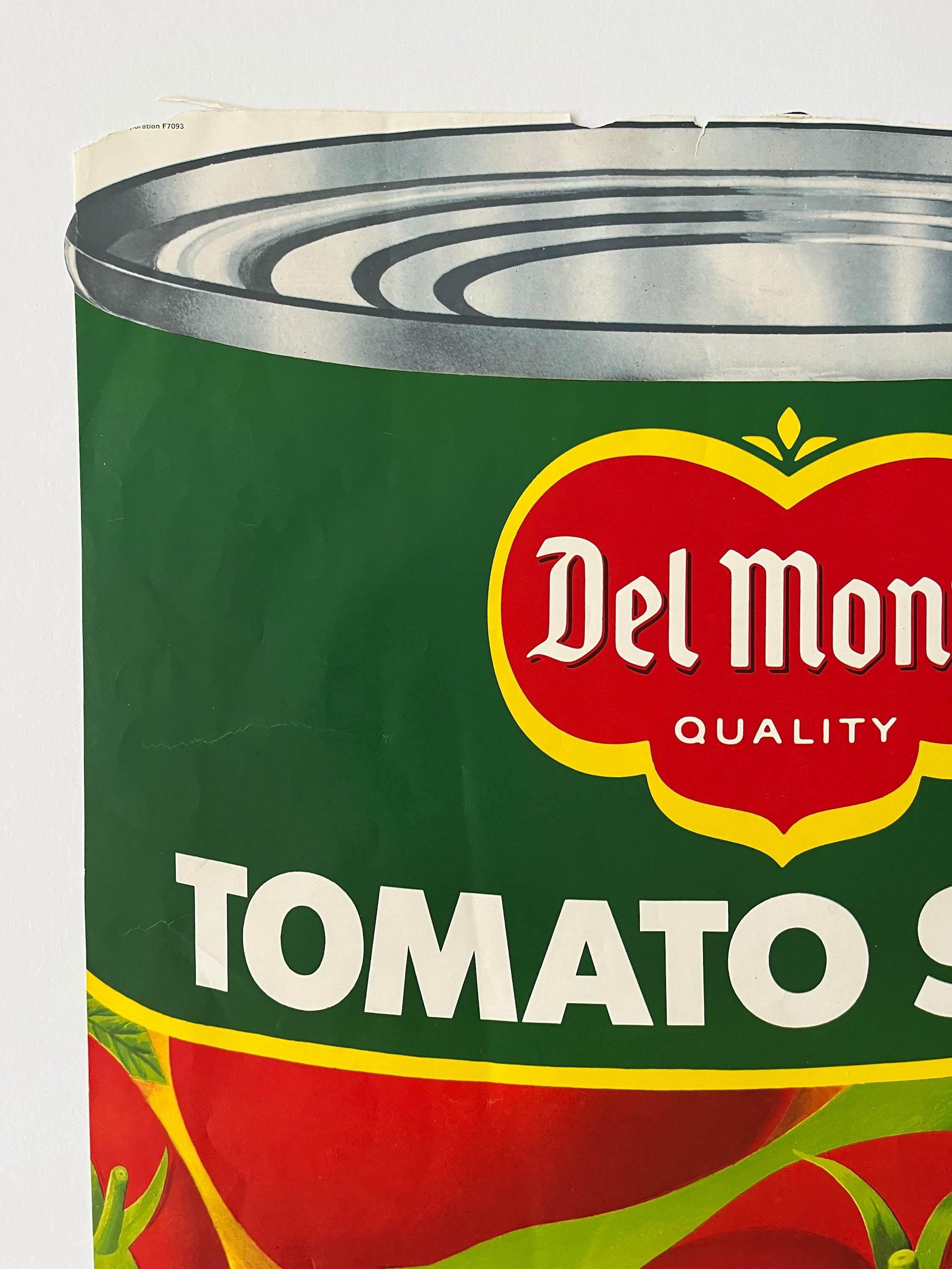 1960s Original Lithograph Del Monte Tomato Sauce Can I - American Modern Print by Unknown