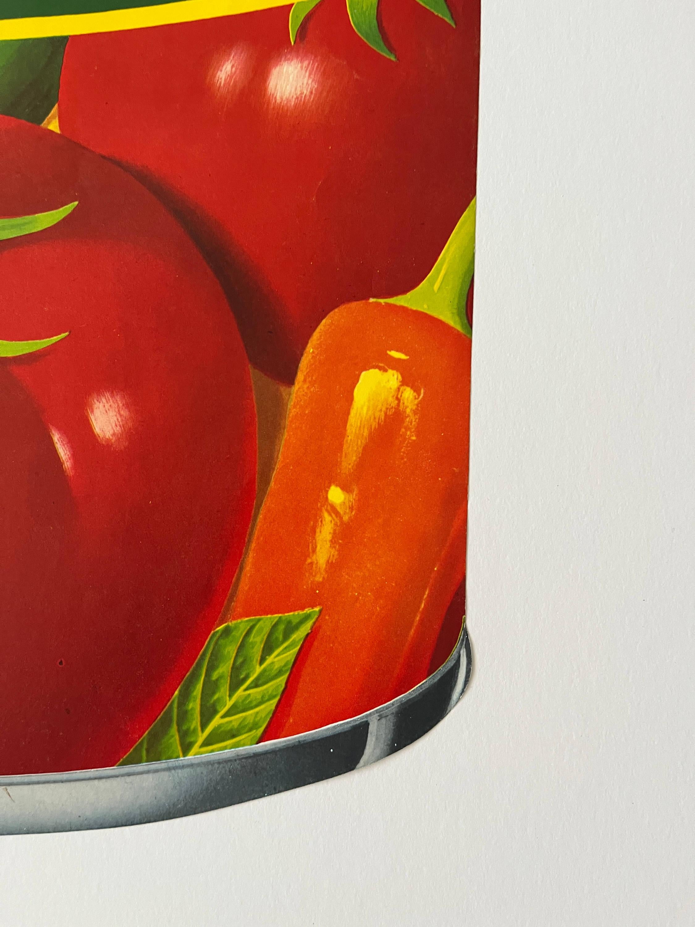 1960s Original Lithograph Del Monte Tomato Sauce Can I For Sale 2