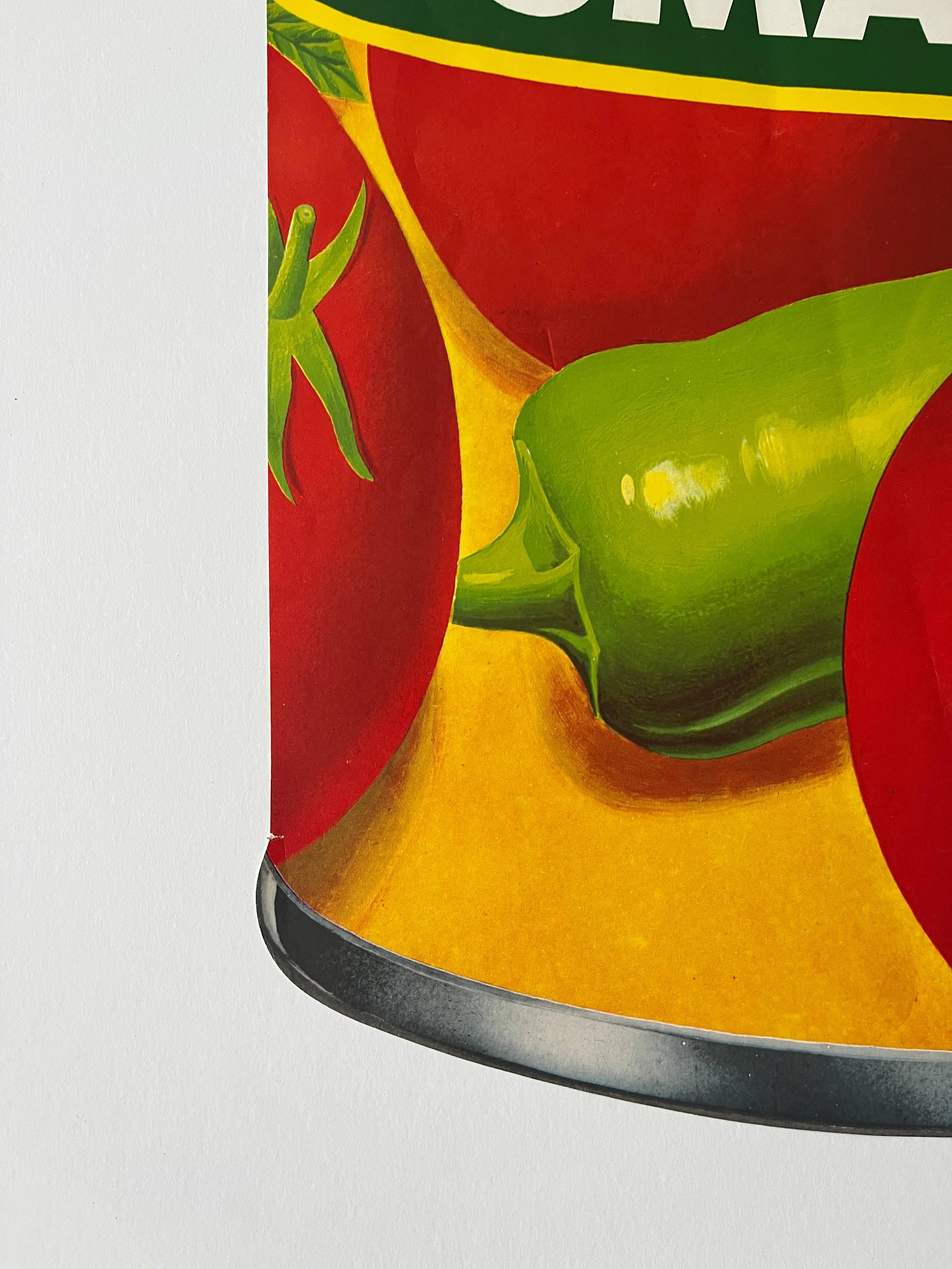 1960s Original Lithograph Del Monte Tomato Sauce Can I For Sale 3
