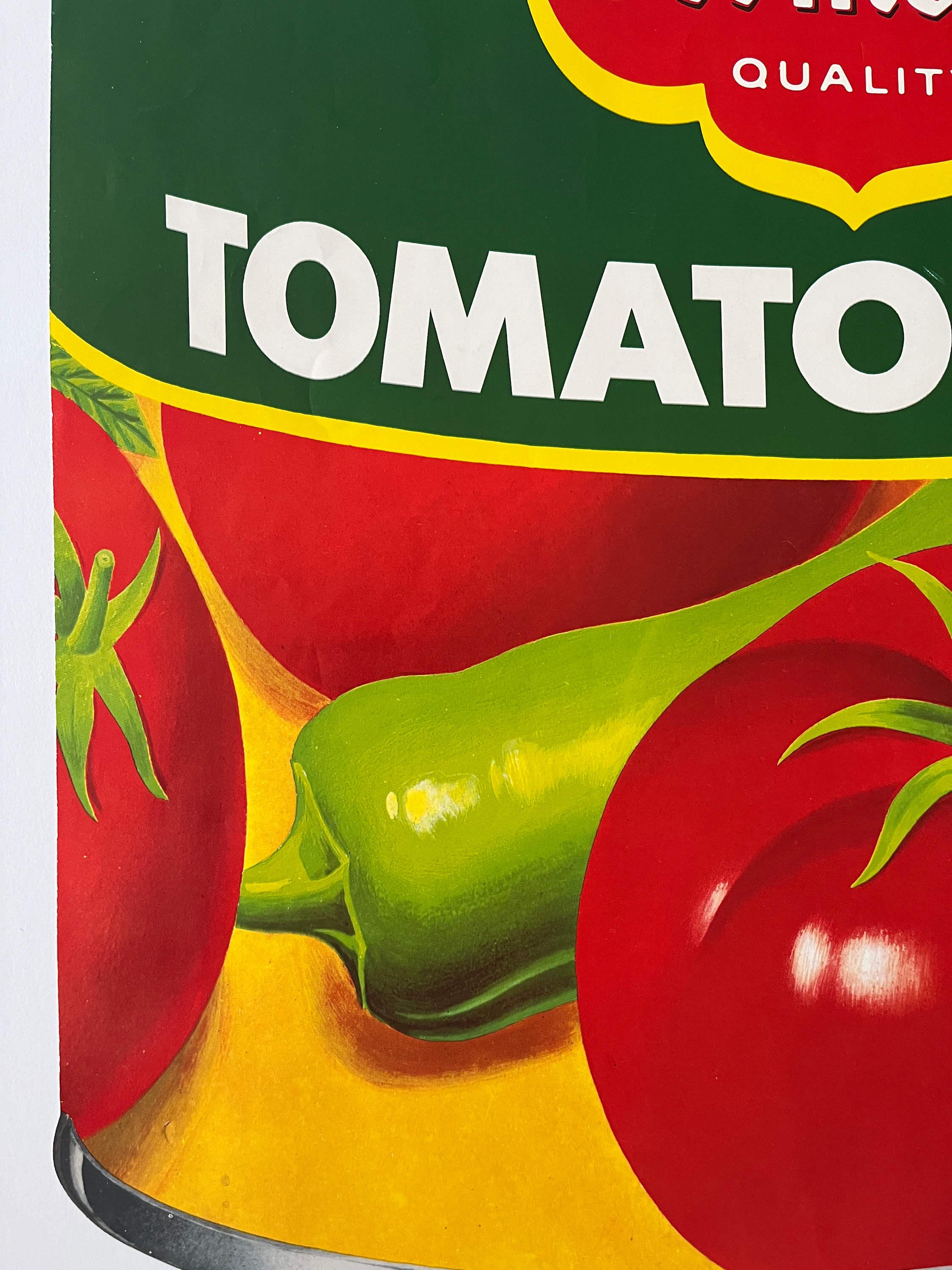 1960s Original Lithograph Del Monte Tomato Sauce Can II - American Modern Print by Unknown
