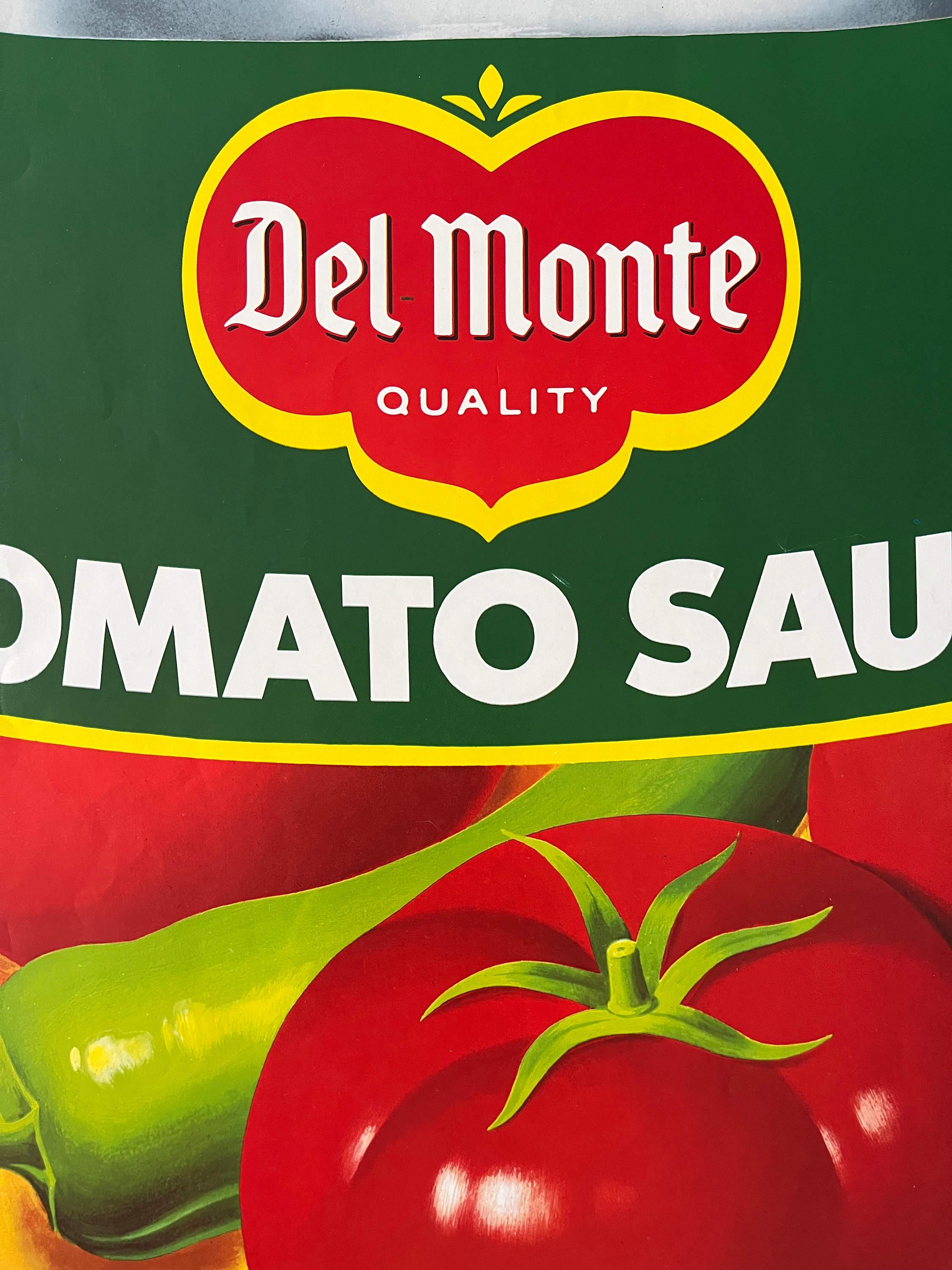 1960s Original Lithograph Del Monte Tomato Sauce Can II For Sale 1
